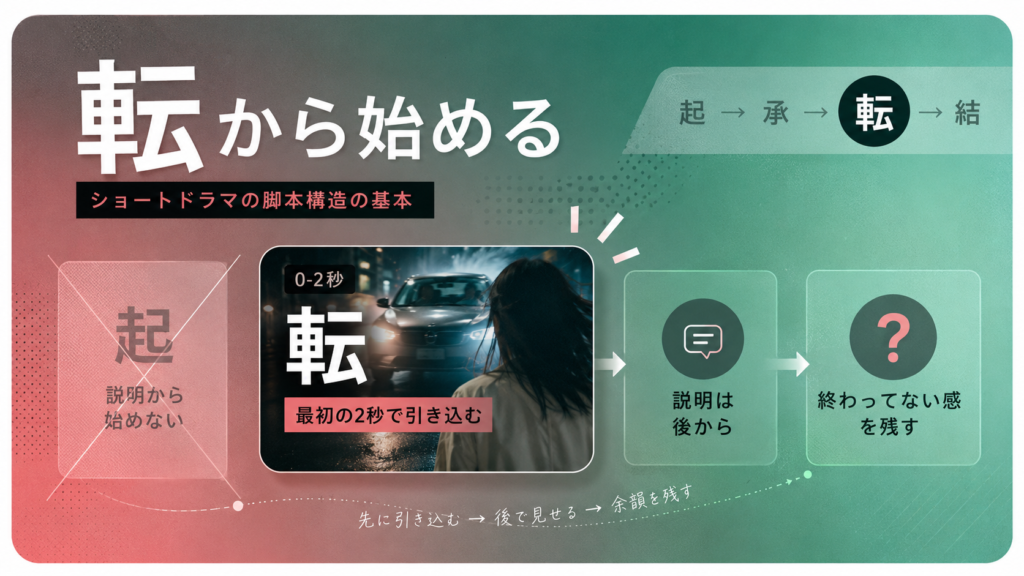 【2026年最新】ショートドラマの脚本の書き方！120億回再生を生む「バズる構成」の極意