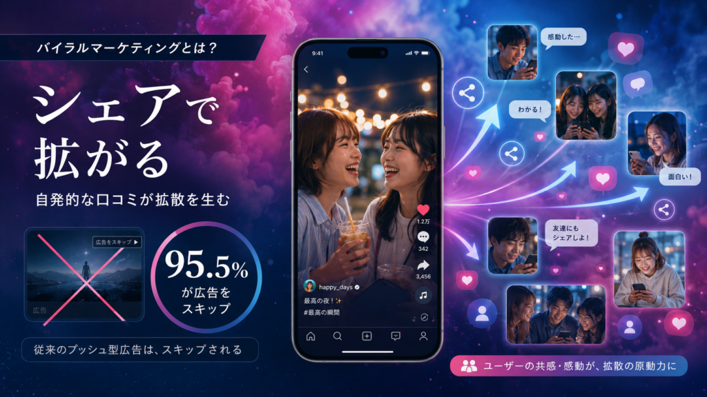 【2026年最新】バイラルマーケティングの成功事例4選！「バズ」を意図的に生み出すショートドラマ戦略