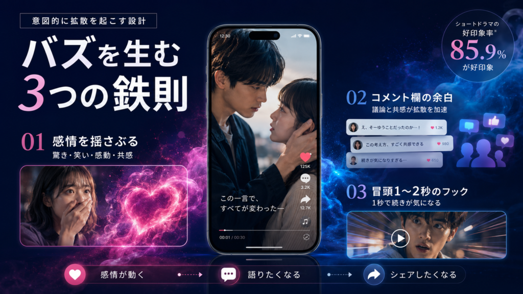 【2026年最新】バイラルマーケティングの成功事例4選！「バズ」を意図的に生み出すショートドラマ戦略